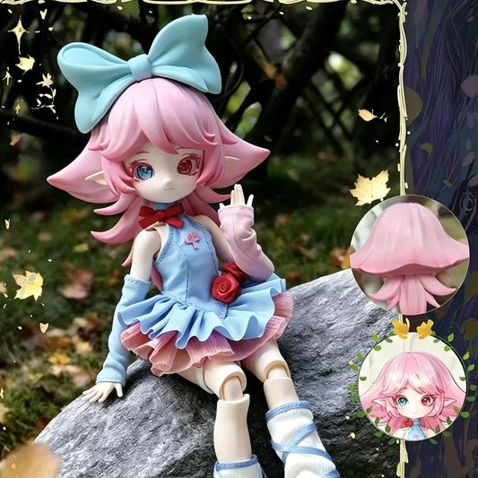 Mushroom Mycelium Naming Series 1/12 Action Figure BJD Blind Box