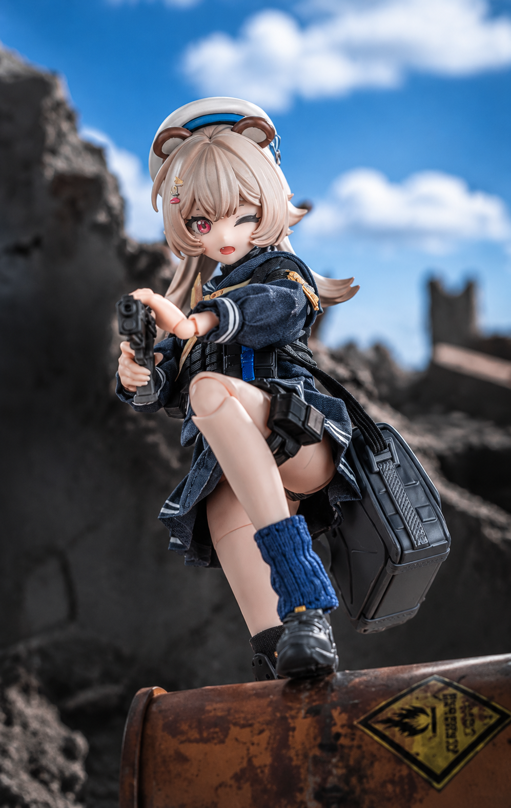 Black Iron Rest Series Action Figure MJD Blind Box